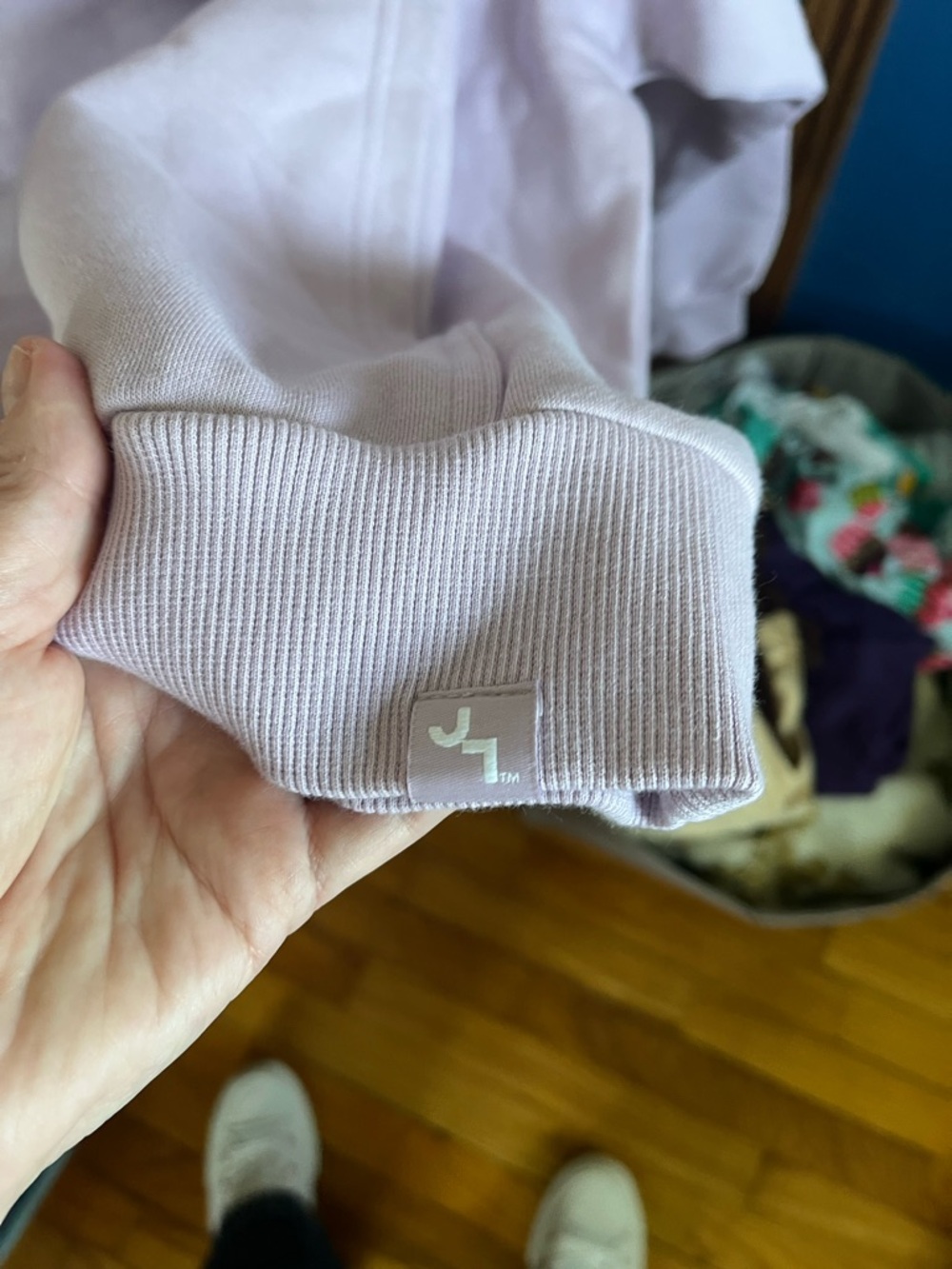 JoyLab Lavender Pullover Hoodie with Kangaroo Pocket - Picture 6 of 7